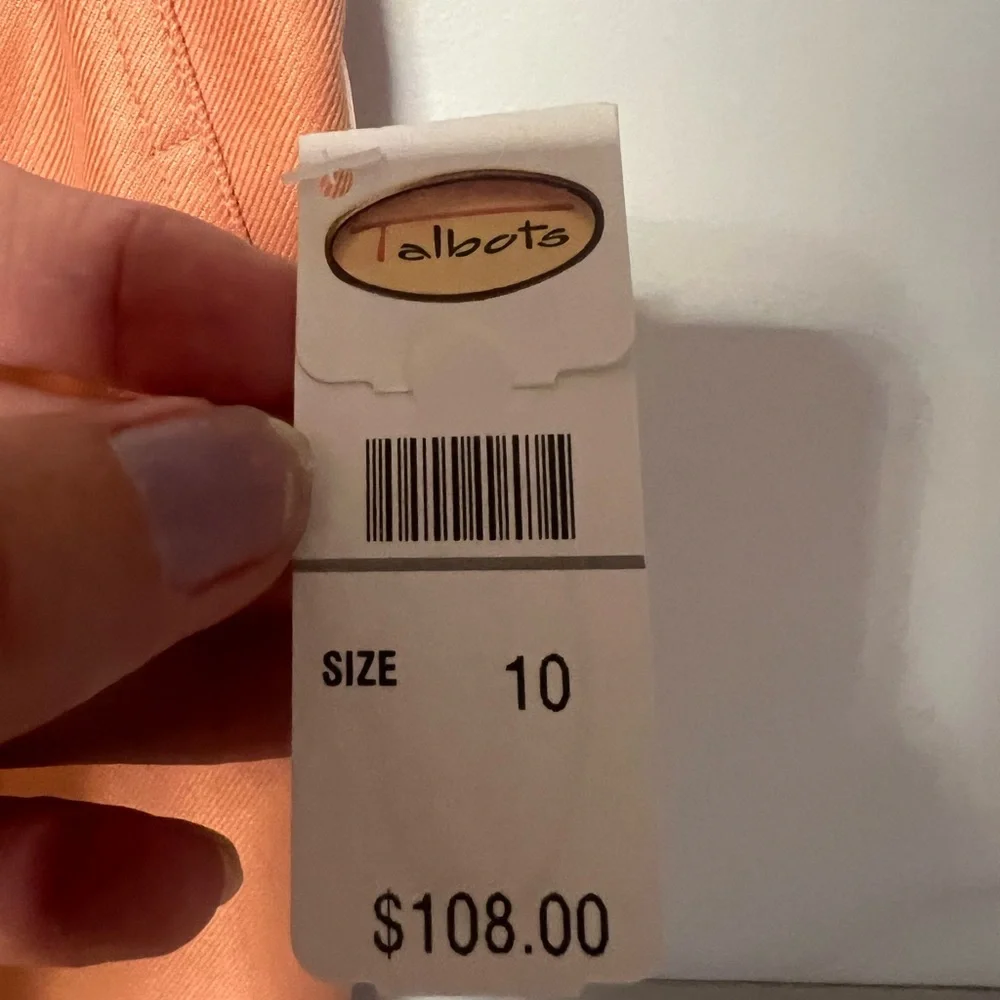 Talbots Vibrant Orange Pantsuit - Picture 6 of 13